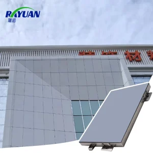 Modern Design Aluminum-Clad Fire-Resistant, Corrosion-Resistant, Durable, Weather-Resistant Exterior Curtain Wall for Shopping Malls and Hotels