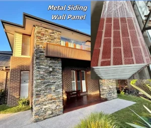 Eco-Friendly Exterior Wall Cladding Outdoor Aluminum-Zinc Composite Decorative Metal Wall Panels