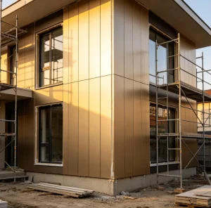 Australia Weather-Resistant Metal-Look Wall Panels, Calcium Silicate Boards, House Exterior Wall Cladding