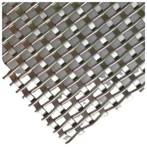 Stainless Steel Metal Mesh Screen Cladding Material for Walls, Columns, Ceilings, and Special Applications