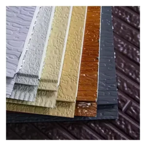 High-Performance Aluminum-Zinc-Coated Steel Polyurethane Insulated Wall Panel Exterior Metal Wall Panel