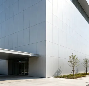 Modern Middle Eastern Villa Exterior Fire-Resistant Metal-Effect Calcium Silicate Decorative Panel