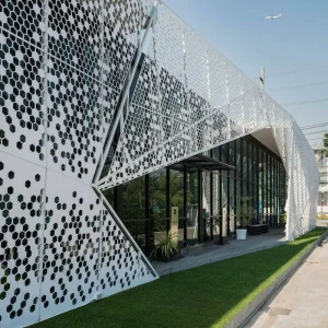 Laser-Cut Aluminum Metal Cladding for Exterior Wall Projects
