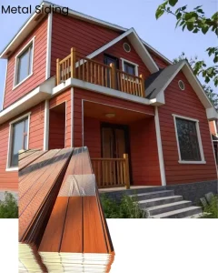 High-Density Wall Cladding Outdoor Facade Metal Wall Panels for Villas and Houses, Aluminum/Steel Foam-Core Insulated Panels