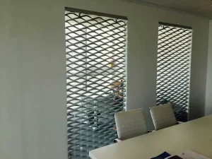 Expanded Metal Mesh Panels for Exterior Wall Decoration, Decorative Building Exterior Wall Panels