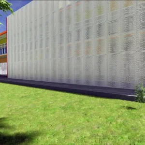 Textured Aluminum Metal Wall Panels for Architectural Wall Decoration
