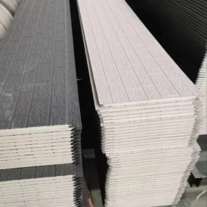 Decorative Outdoor Exterior Wall and Ceiling Panels, Polyurethane Insulation Panels for Construction Projects