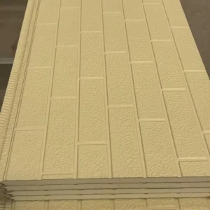 Metal-Carved Polyurethane Foam Sandwich Panel Thermal Insulation Decorative Wall Panel Material for Building Exterior Wall Finishes