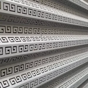 Factory-Direct Decorative Corrugated Metal Exterior Wall Panels for Outdoor Hotel Applications, Made of Steel and Aluminum