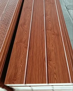 Exterior Wall Cladding Panel, Polyurethane Sandwich Panel, Decorative Exterior Wall Panel