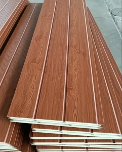Polyurethane Sandwich Insulated Exterior Wall Decorative Panel